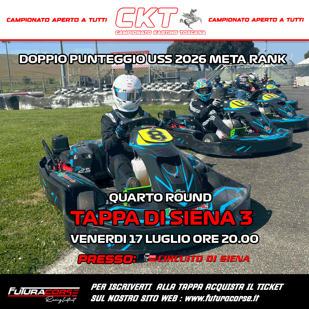 CAMPIONATO KARTING TOSCANA 2026| TAPPA DI SIENA 3