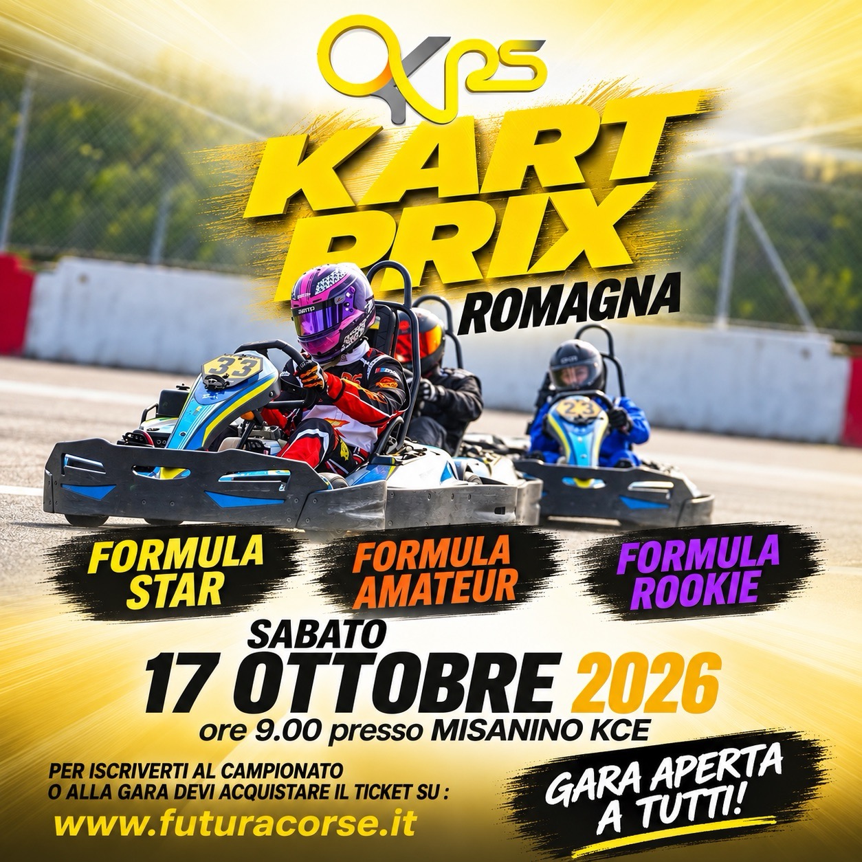 OPEN KARTING RENTAL SERIES 26/27 | Kart Prix Romagna