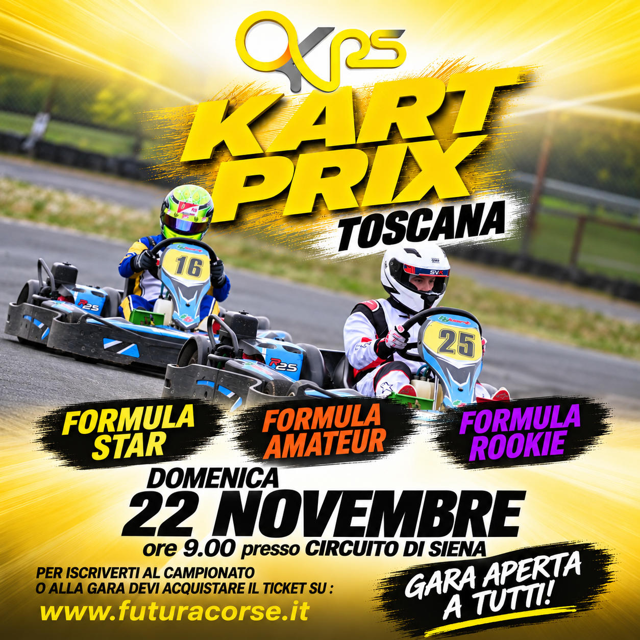 OPEN KARTING RENTAL SERIES 26/27 | Kart Prix Toscana
